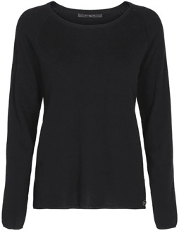 Luxe Cashmere Sweater 50068 Btfcph , Black , Dames - Xl,L,M,S