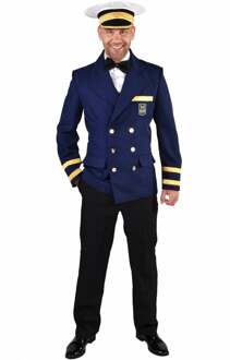 Luxe Colbert Kapitein blauw