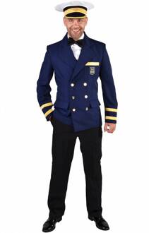 Luxe Colbert Kapitein blauw