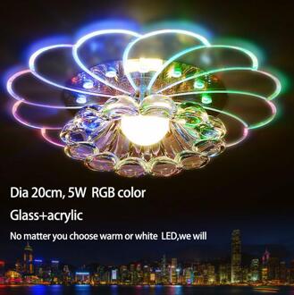 Luxe Crystal Led Kroonluchter Verlichting 100-240V Restaurant Gangpad Woonkamer Balkon Lamp Moderne Verlichting Voor Thuis Decoratie CM04 A / warm wit