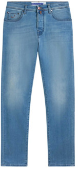 Luxe Denim Bard Jeans Jacob Cohën , Blue , Heren - W31,W34,W32,W33,W30