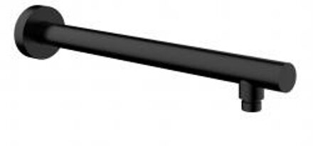 luxe douche-arm rond muurbev.45 cm zwart Aqua Splash