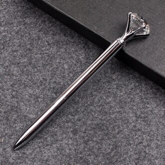 Luxe Draagbare Grote Crystal Pen Diamond Balpennen Stationery Balpen Home Office School Supplies