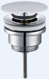 Luxe Draai waste 5/4" Laag Model Chroom Aqua Splash