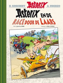 luxe editie Lu37. asterix en de race door de laars