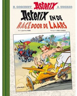 luxe editie Lu37. asterix en de race door de laars