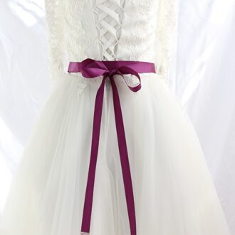 Luxe Glanzende Bruids Riem Trouwjurk Diner Riem Kristal Strass Riem grape paars