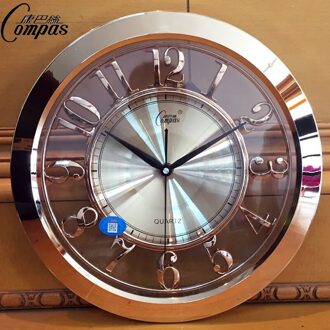 Luxe Grote Wandklok Vintage Stille Japenese Gold Shabby Chic Keuken Horloge Wandklokken Home Decor Reloj De Pared Retro klok