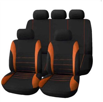 Luxe Gusa Auto Stoelhoezen Voor Toyota Corolla Camry Rav4 Auris Prius Yalis Avensis Suv Auto Interieur Gusa 9stk-lao-oranje