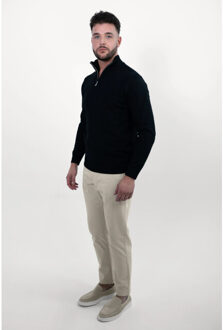Luxe half zip - Zwart - XXL