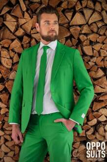 Luxe Heren Kostuum Groen 46 (S)