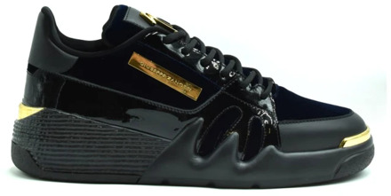 Luxe Heren Sneakers Giuseppe Zanotti , Black , Heren - 45 Eu,41 Eu,42 Eu,43 Eu,44 EU