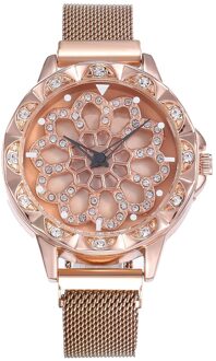 Luxe Horloge Vrouwen Speciale Horloges Voor Vrouwen Meisje Modieuze Duurzaam FEA889 roos goud