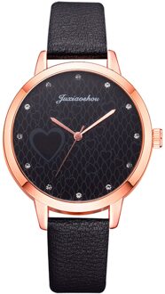 Luxe Horloges Voor Vrouwen Klok Vrouwen Quartz Plastic Lederen Band Analoge Vrouwelijke Horloge Horloge Vrouw Mode