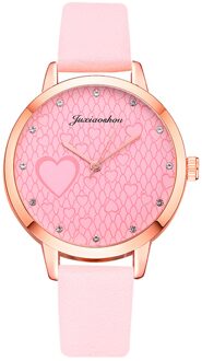 Luxe Horloges Voor Vrouwen Klok Vrouwen Quartz Plastic Lederen Band Analoge Vrouwelijke Horloge Horloge Vrouw Mode