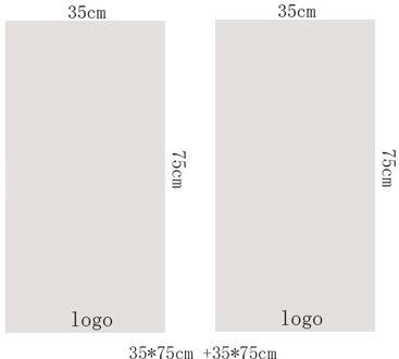 Luxe Katoen Wit Geborduurd Handdoek Set H Comfort Pluche Katoen Zachte Badhanddoek Gezicht Handdoek 35x75cm 35x75cm