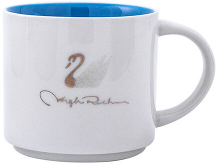 Luxe Keramische Mok Koffie Print Grote Capaciteit Melk Thee Drning Kopjes Ontbijt Kantoor Thuis Drinkware Luxe Paar 1stk