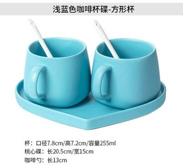 Luxe Koffiekopje Met Schotel Eenvoudige Decor Keramische Kopje Koffie Set Herbruikbare Europese Stijl Vaso Para Familie Drinkware BW50BD stijl 4