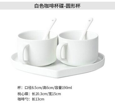 Luxe Koffiekopje Met Schotel Eenvoudige Decor Keramische Kopje Koffie Set Herbruikbare Europese Stijl Vaso Para Familie Drinkware BW50BD stijl 5