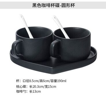 Luxe Koffiekopje Met Schotel Eenvoudige Decor Keramische Kopje Koffie Set Herbruikbare Europese Stijl Vaso Para Familie Drinkware BW50BD stijl 6