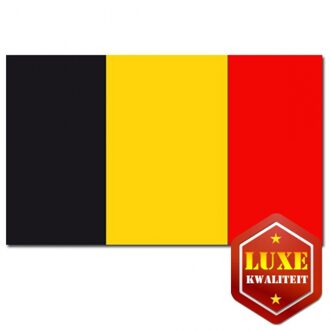 Luxe kwaliteit Belgische vlag Multi