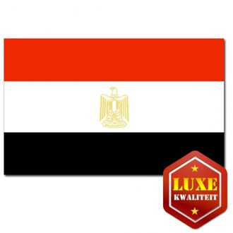 Luxe kwaliteit Egyptische vlag Multi