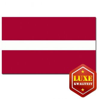 Luxe kwaliteit Letse vlaggen Multi
