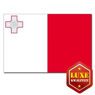 Luxe kwaliteit Maltese vlag Multi