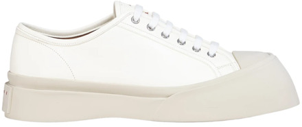 Luxe Leren Chunky Sole Sneakers Marni , White , Heren - 43 Eu,39 Eu,40 Eu,44 Eu,41 Eu,42 EU