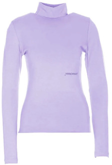 Luxe Lichtgewicht Coltrui Sweatshirt Hinnominate , Purple , Dames - M