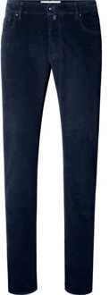 Luxe Marineblauwe Corduroy Jeans - Regular Slim Fit Jacob Cohën , Blue , Heren - W36