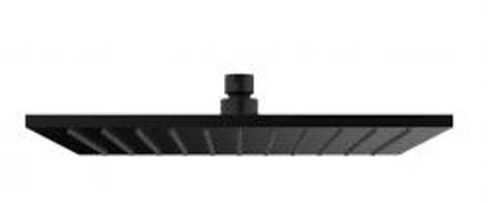 luxe mess.hoofddouche vierkant 400 mmx8 mm zwart Aqua Splash