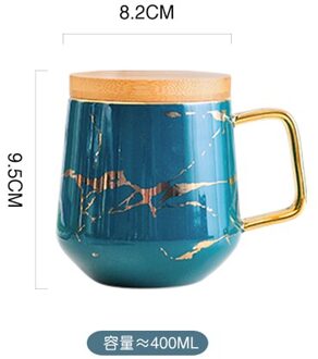 Luxe Nordic Marmer Keramische Koffie Kopjes Gecondenseerde Koffie Mokken Cafe Thee Ontbijt Melk Kopjes Schotel Pak Met Schotel Lepel Set ins