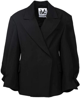 Luxe oversized blazer Israe  zwart - S,M,