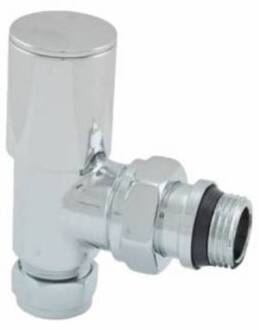 Luxe Radiator Aansluitset Haaks Aqua Splash