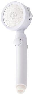 Luxe Regendouche Handheld Set Anion Hoge Druk Badkamer Neerslag Gadgets Waterbesparende Douchekop Met Op/Off 3 functie zilver wit