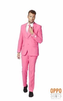 Luxe Roze Heren Kostuum 50 (L)