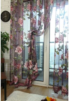 Luxe Sheer Gordijnen Voor Woonkamer De Slaapkamer Keuken Tule Voor Windows Voile Garen Gordijnen Gordijnen Voor Slaapkamer # P1