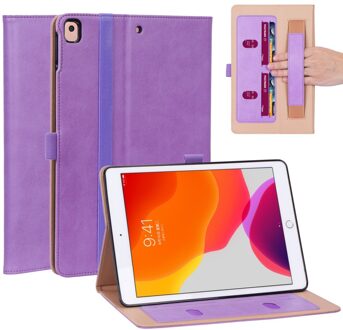 Luxe stand flip cover hoes - iPad 10.2 inch 2019 / 2020 - Paars