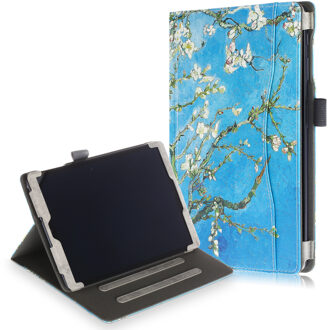 Luxe stand flip cover hoes - Samsung Galaxy Tab A 10.1 inch (2019) - Van Gogh Amandelboom