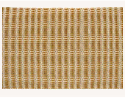 Luxe Tafel placemats Louvre - goud - kunststof - 45 x 30 cm Goudkleurig
