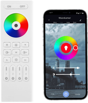 Luxe touch rf 4-zone afstandsbed. + wifi RGB