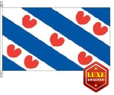 Luxe vlag Friesland 100 x 150 cm Multi