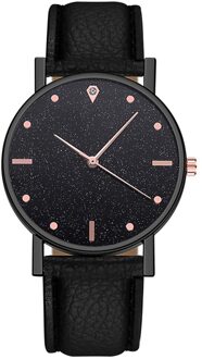 Luxe Vrouwen Horloges Sterrenhemel Quartz Horloge Rvs Dial Casual Bracele Polshorloge Relogio Feminino Voor zwart