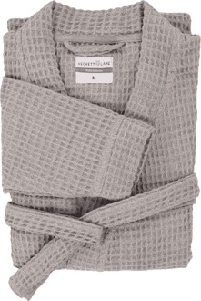 Luxe Wafel Badjas - Melange Grey - Dekbed-Discounter.nl