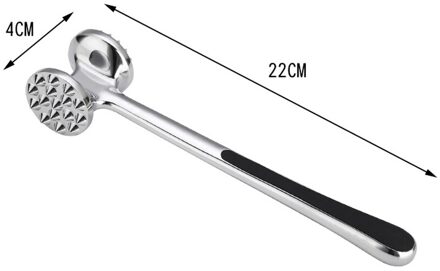 Luxe Zinklegering Multifunctionele Vlees Hamer Huis Keuken Losse Vlees Naald Steak Tenderizer Stropdas Mode Delicate Steak tie