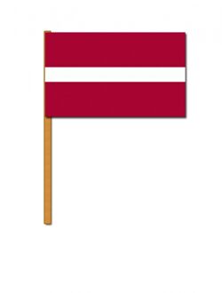 Luxe zwaaivlag Letland