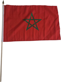 Luxe zwaaivlag Marokko