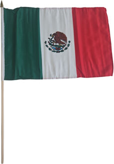 Luxe zwaaivlag Mexico