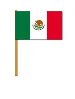 Luxe zwaaivlag Mexico